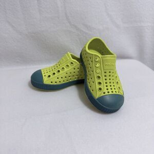 Toddler's Native Pickle Green Patina Green Slip On Water Shoes Size C5 Beach